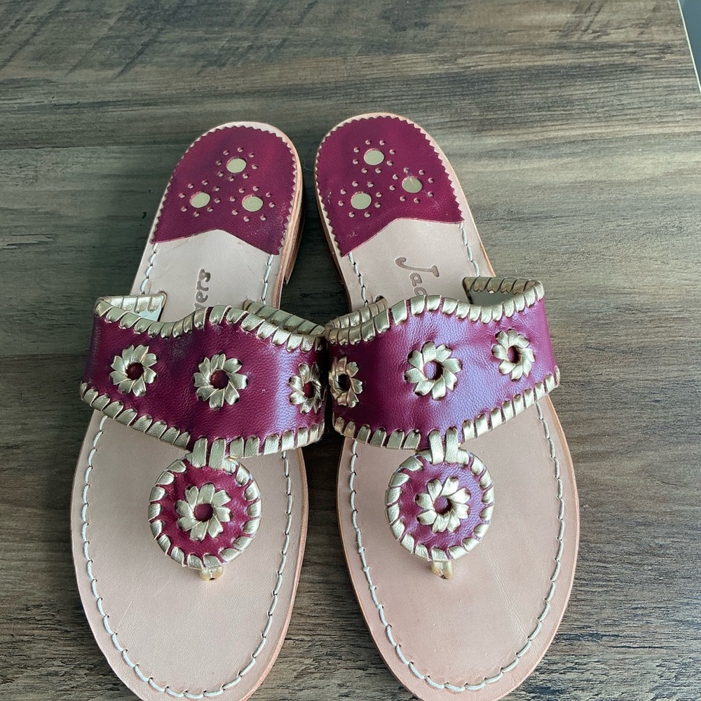 NEW Jack Rogers Women's Sandals in Fuchsia Size 6